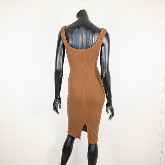 Soldout NYC Women's Scoop Tank Dress  Brown Toffee size XS - Picture 4 of 12